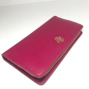 Tory Burch Landon Hidden Zip Continental Wallet